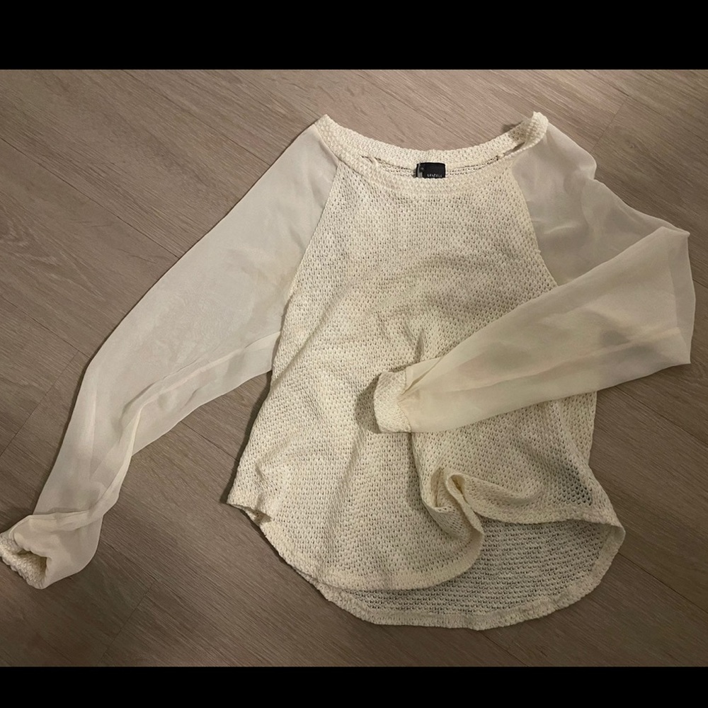 Boutique white sweater